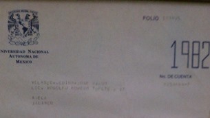 Carta de Admisión UNAM.